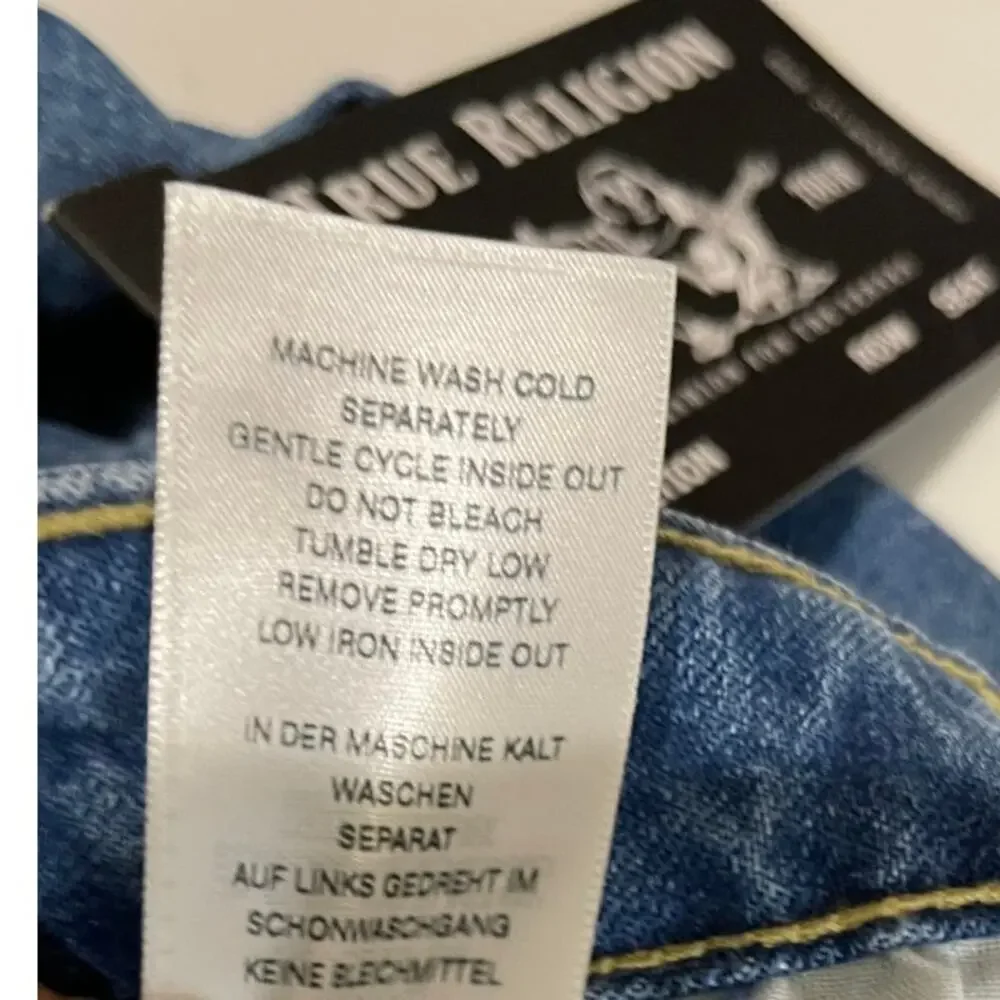 True Religion Women Jennie Curvy World‎ Tour Distressed Skinny Jeans High New